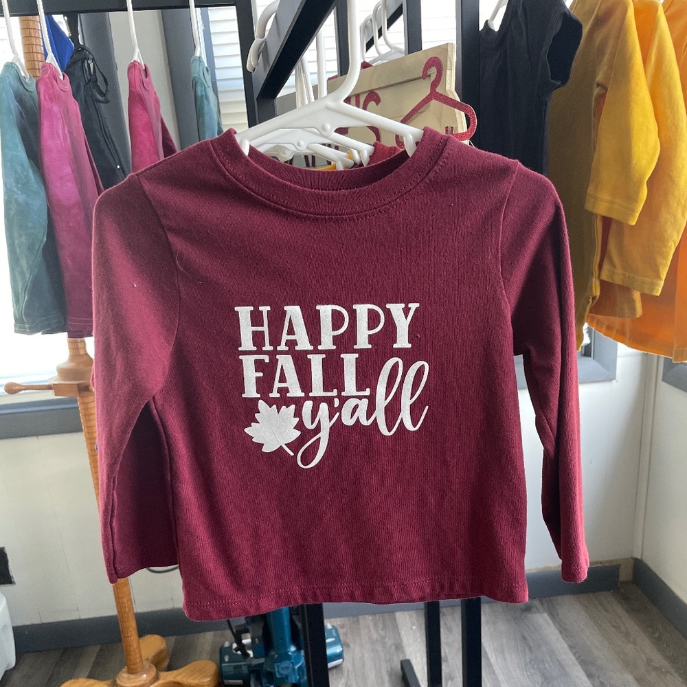 Kids fall clothing